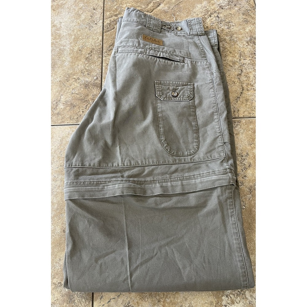 Cabela's 6 Pocket Men's Outdoor Hiking Convertible Shorts Pants 38x39